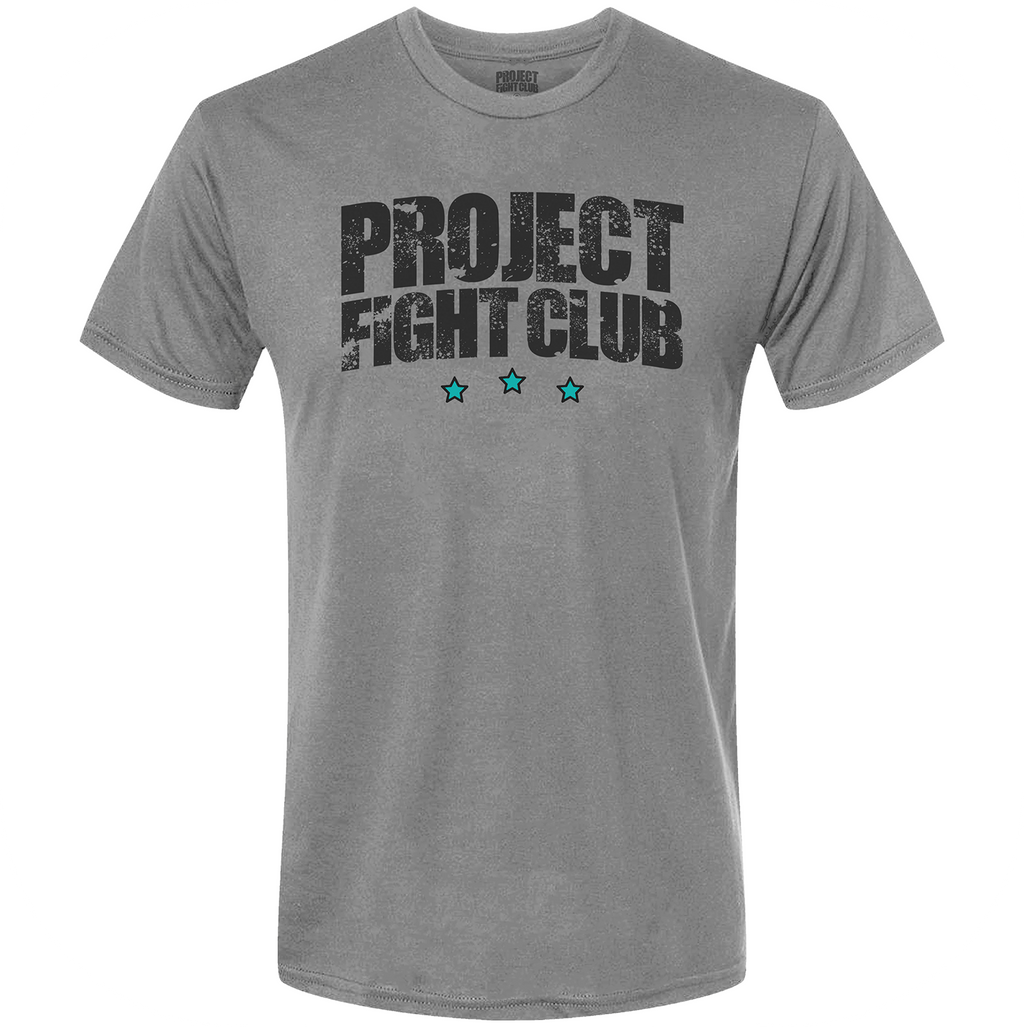 MENS GREY T-SHIRT - FIGHT ADDICTION