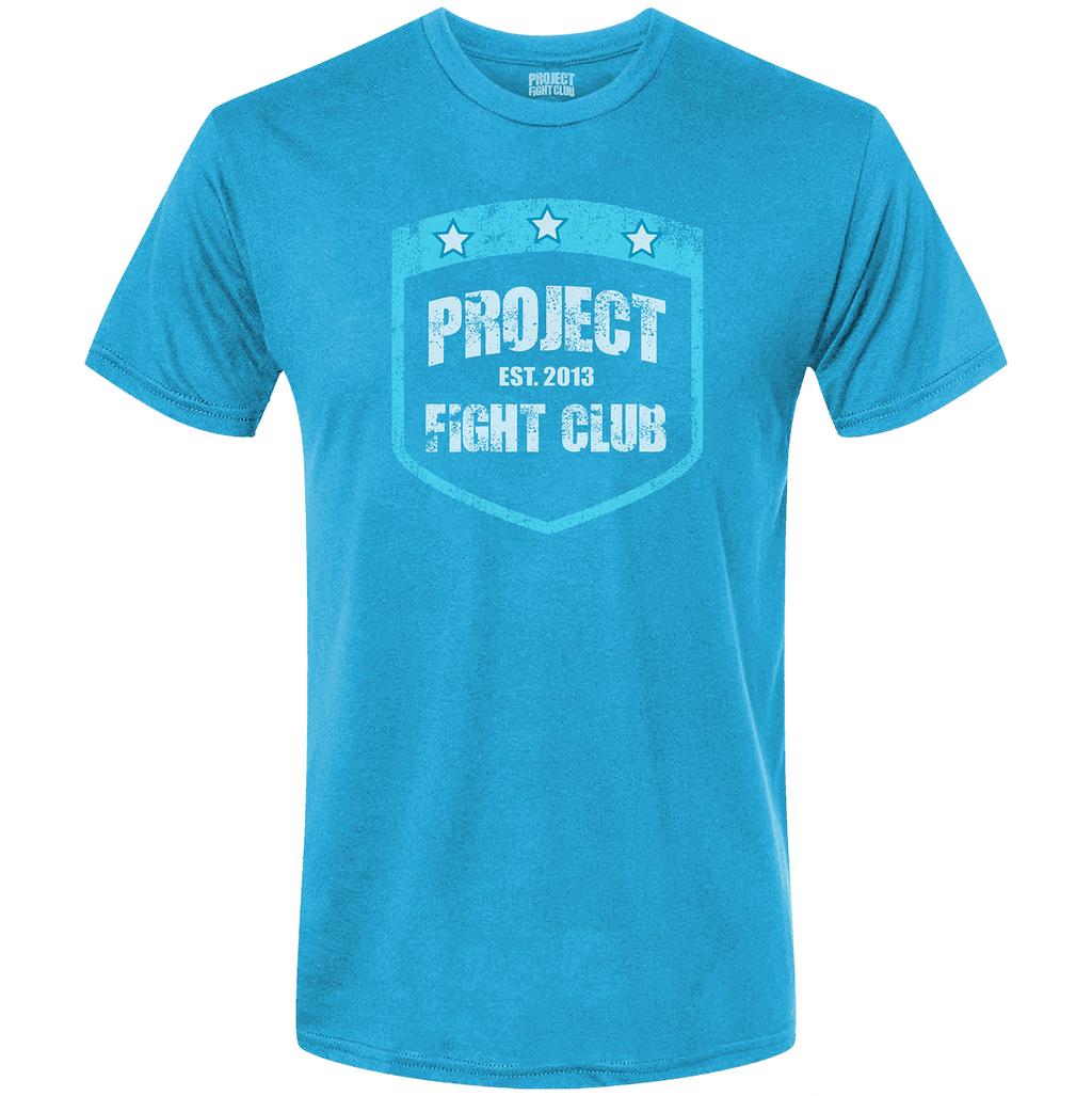 MENS TURQUOISE T-SHIRT - FIGHT ADDICTION