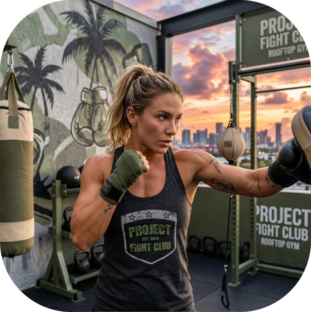 WOMENS DARK GREY RACERBACK TANK 2 - HONOR SOLDIERS & VETERANS