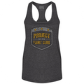 WOMENS DARK GREY RACERBACK TANK #2 - PROTECT ANIMALS & WILDLIFE