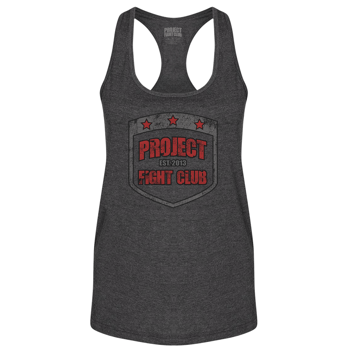 DARK GREY RACERBACK TANK 2 - HONOR FIREFIGHTERS & EMTs