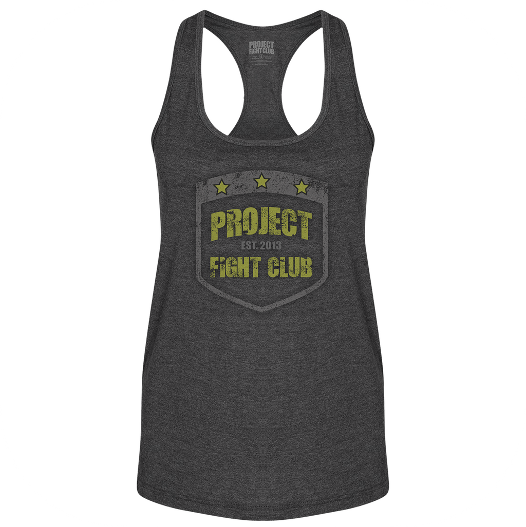 DARK GREY RACERBACK TANK #2 - SPREAD CHRISTIANITY
