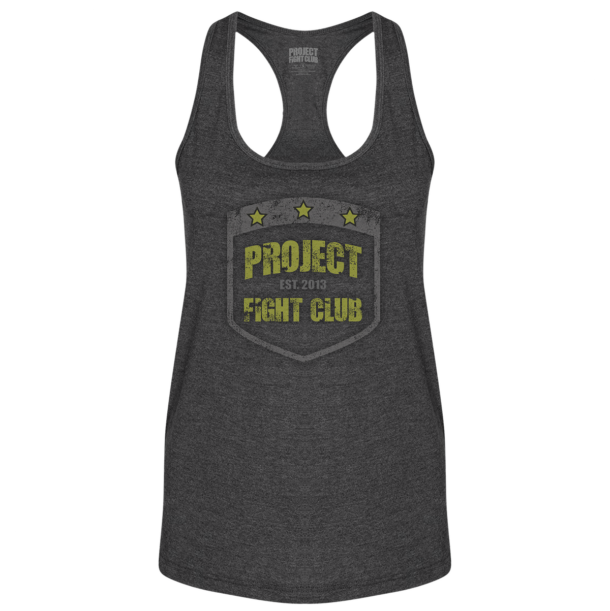 DARK GREY RACERBACK TANK #2 - SPREAD CHRISTIANITY