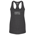 WOMENS DARK GREY RACERBACK TANK 3 - HONOR SOLDIERS & VETERANS
