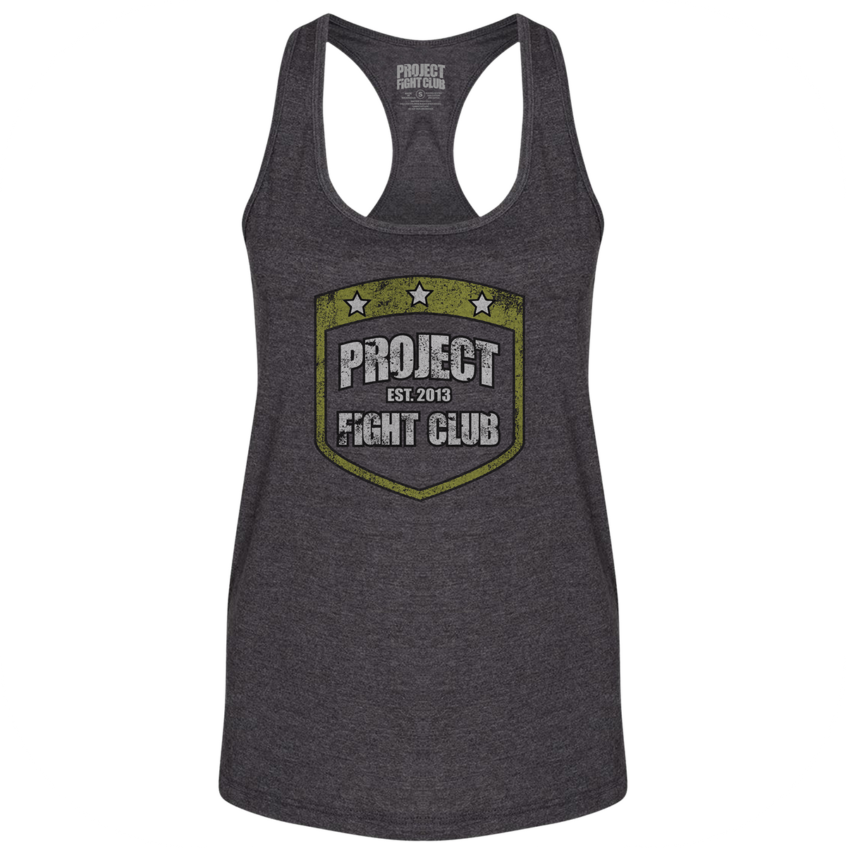 DARK GREY RACERBACK TANK - SPREAD CHRISTIANITY
