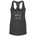 WOMENS DARK GREY RACERBACK TANK - PROTECT ANIMALS & WILDLIFE