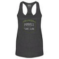 WOMENS DARK GREY RACERBACK TANK - HONOR SOLDIERS & VETERANS