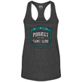 WOMENS DARK GREY RACERBACK TANK - FIGHT ADDICTION