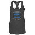 WOMENS DARK GREY RACERBACK TANK #2 - SUPPORT POLICE