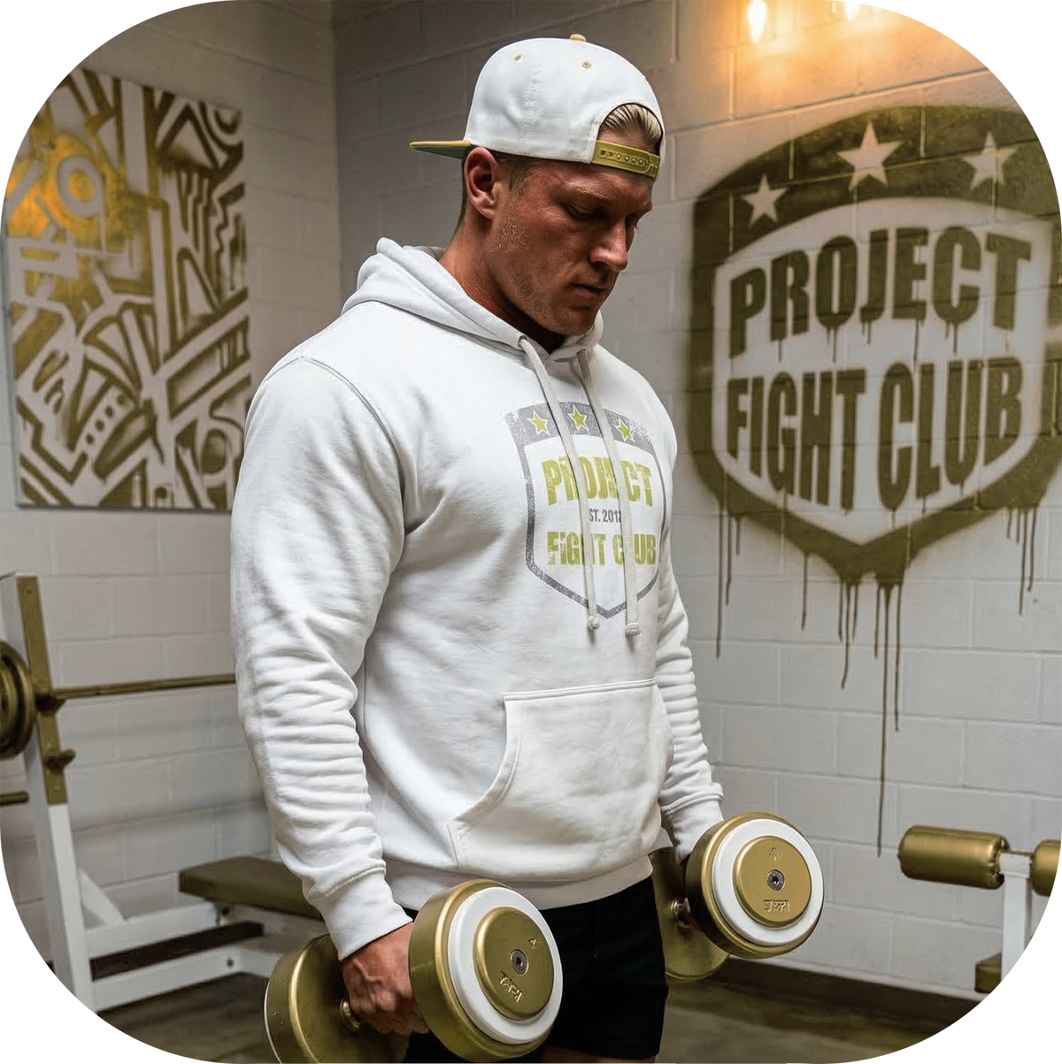 WHITE MIDWEIGHT HOODIE - SPREAD CHRISTIANITY