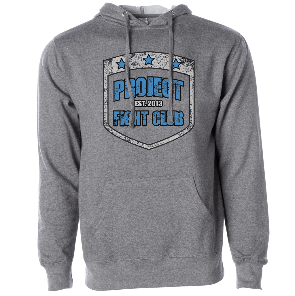 GUNMETAL MIDWEIGHT HOODIE #2 - SUPPORT POLICE