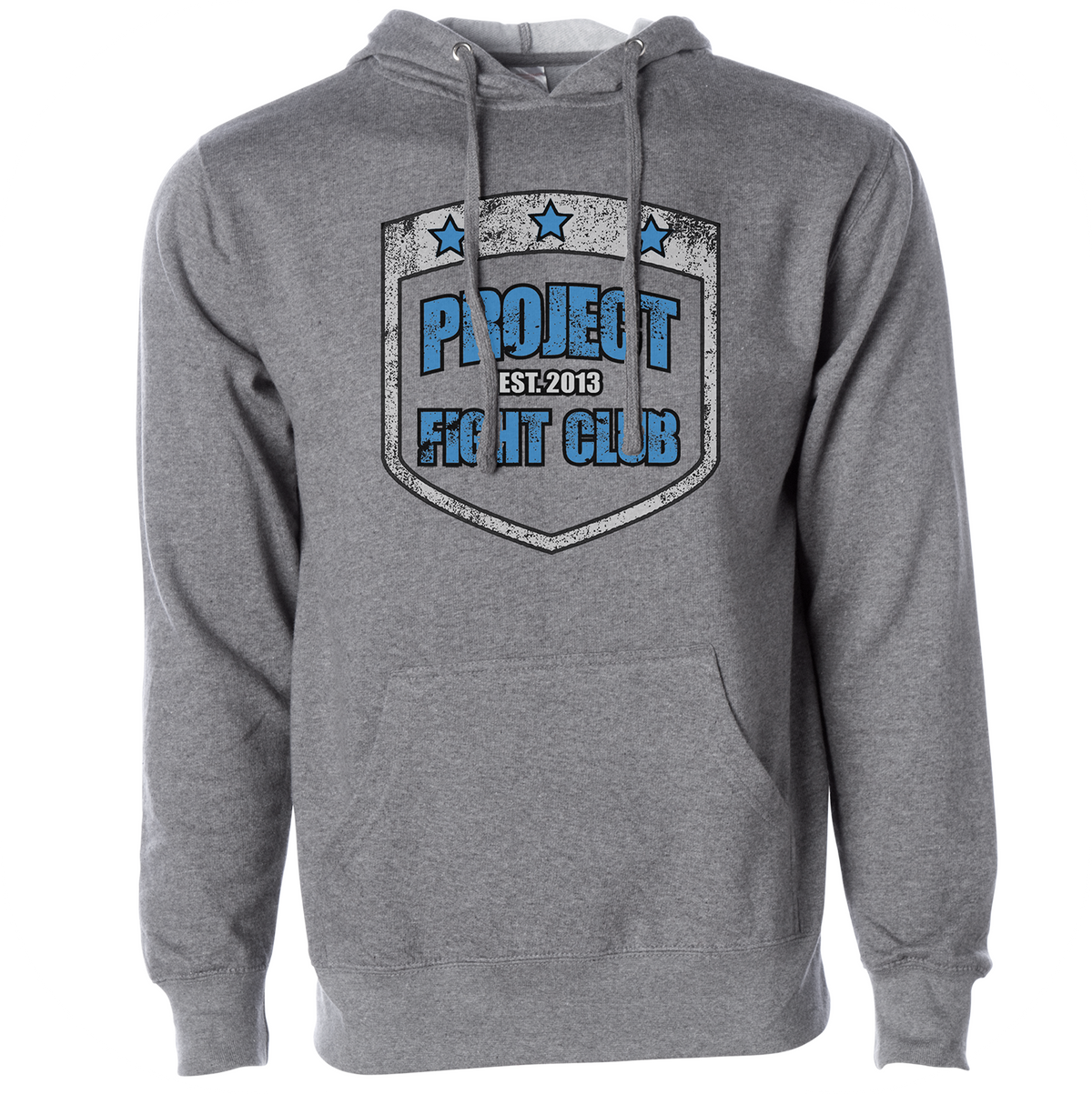 GUNMETAL MIDWEIGHT HOODIE #2 - SUPPORT POLICE