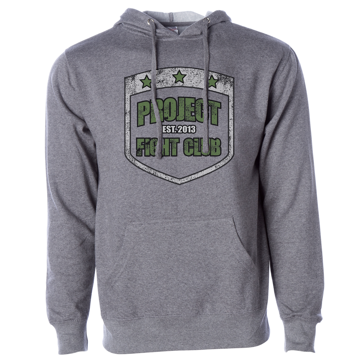 GREY MIDWEIGHT HOODIE 2 - HONOR SOLDIERS & VETERANS