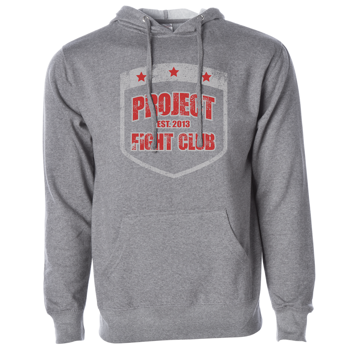 GREY MIDWEIGHT HOODIE - HONOR FIREFIGHTERS & EMTs