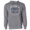 GUNMETAL MIDWEIGHT HOODIE - SUPPORT POLICE