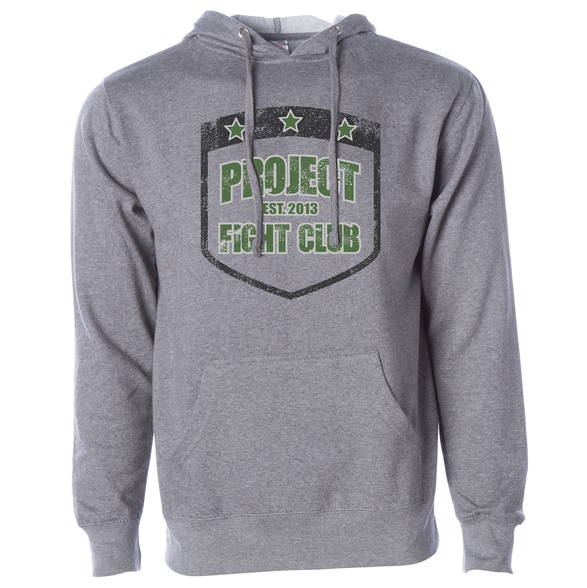 GREY MIDWEIGHT HOODIE - HONOR SOLDIERS & VETERANS