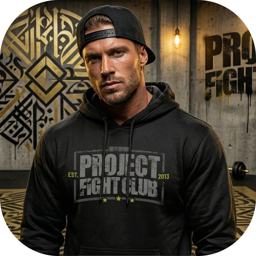 BLACK MIDWEIGHT HOODIE - SPREAD CHRISTIANITY