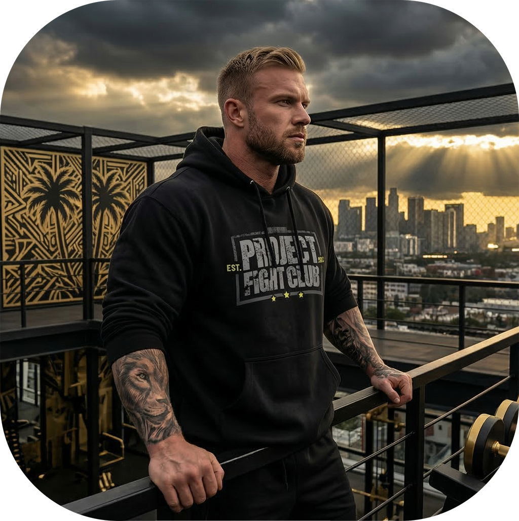 BLACK MIDWEIGHT HOODIE - SPREAD CHRISTIANITY