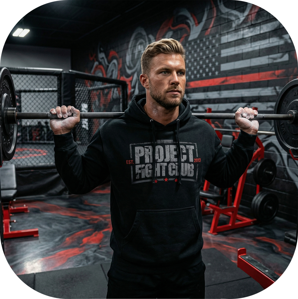 BLACK MIDWEIGHT HOODIE - HONOR FIREFIGHTERS & EMTs