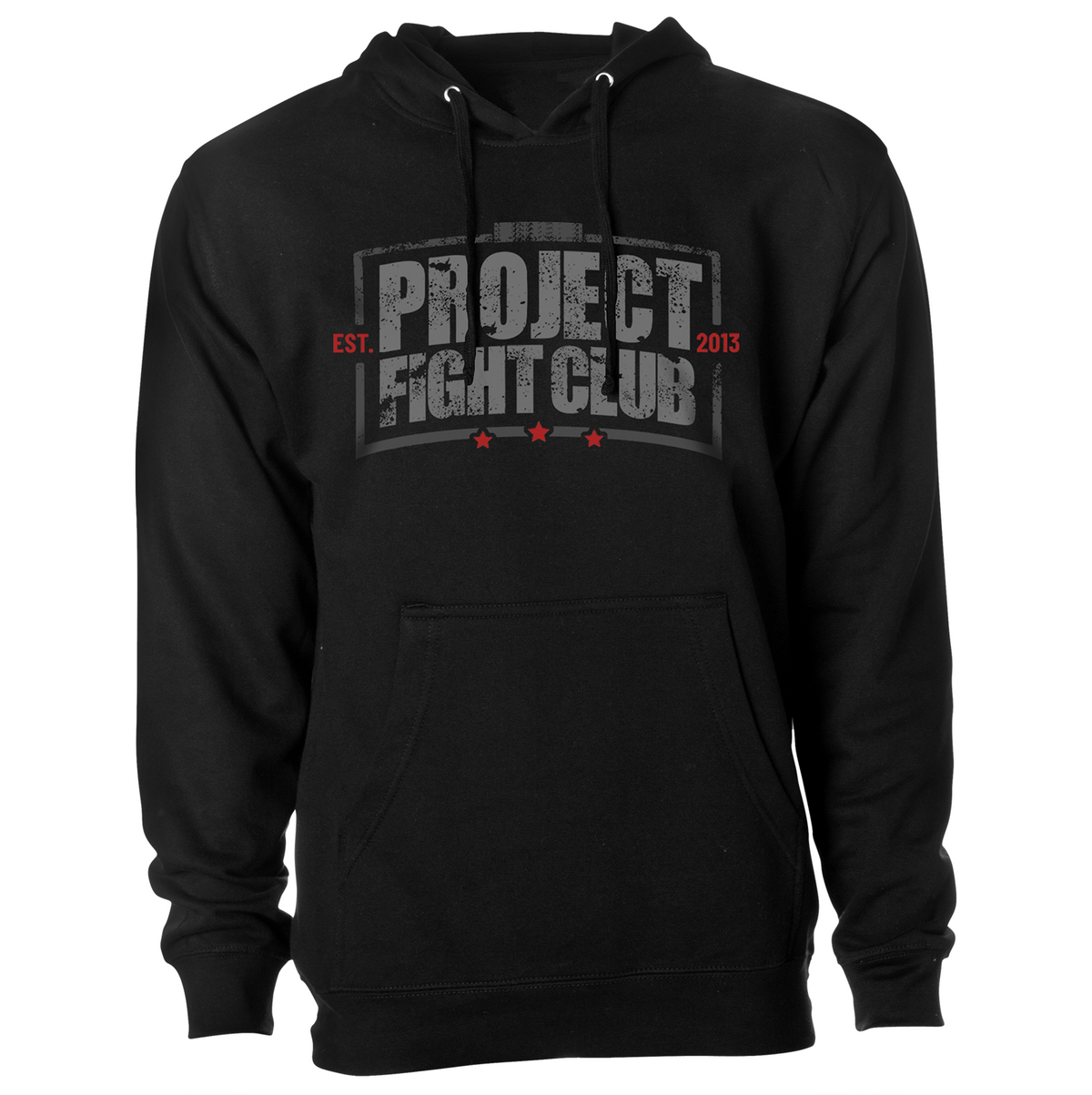 BLACK MIDWEIGHT HOODIE - HONOR FIREFIGHTERS & EMTs