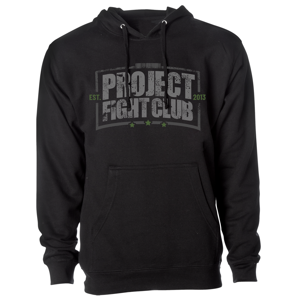 BLACK MIDWEIGHT HOODIE - HONOR SOLDIERS & VETERANS