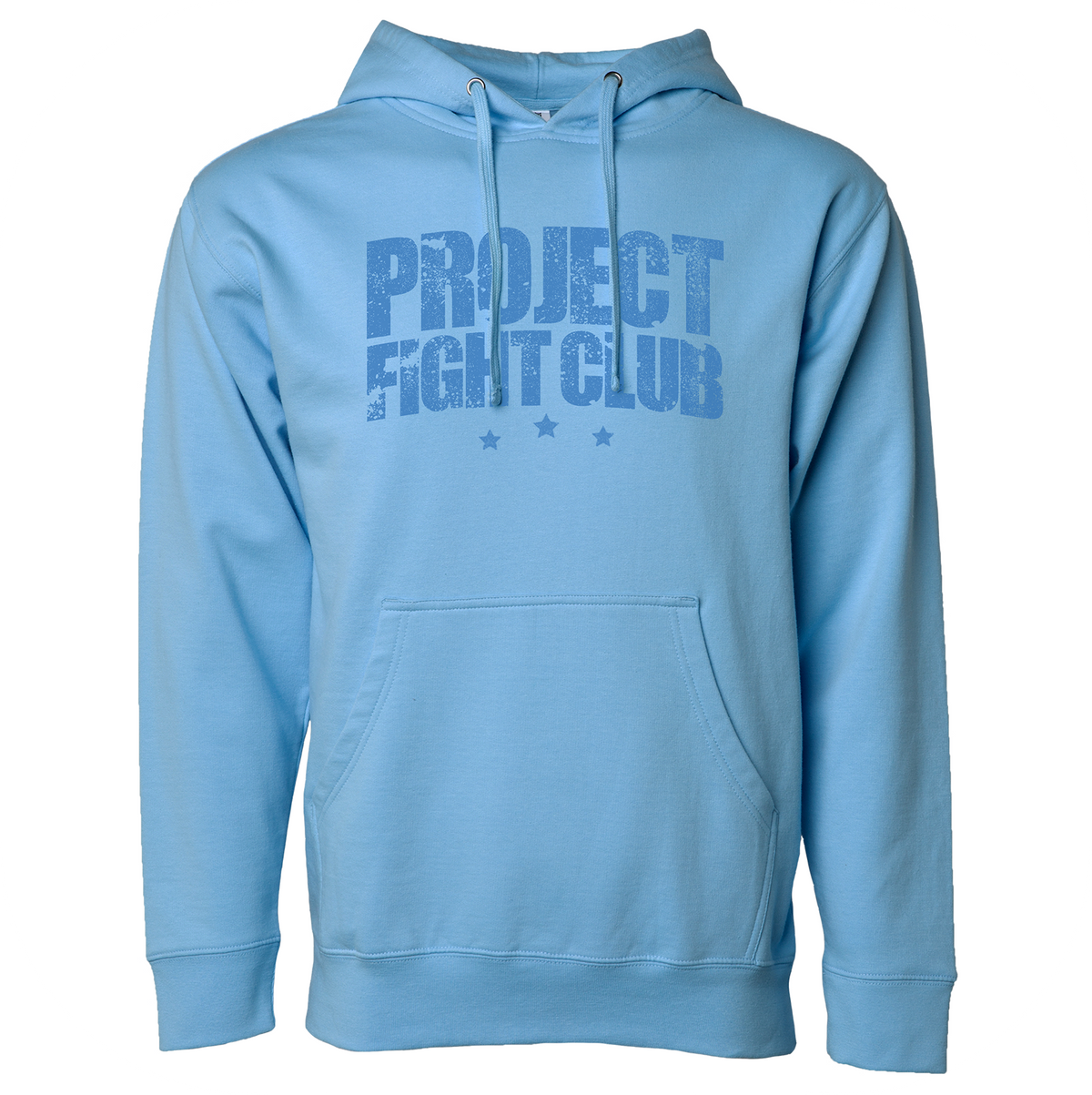 AQUA MIDWEIGHT HOODIE - SUPPORT POLICE