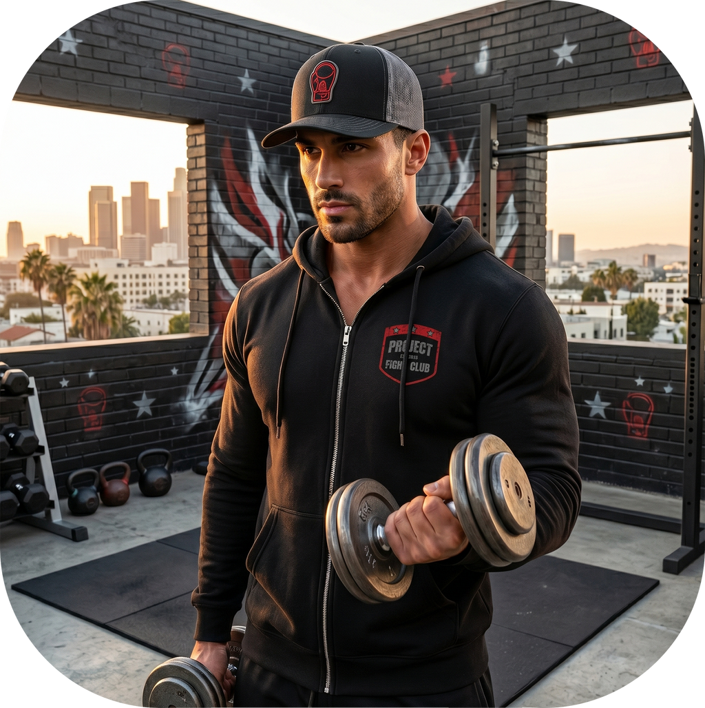 BLACK MIDWEIGHT ZIP HOODIE - HONOR FIREFIGHTERS & EMTs