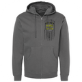 CHARCOAL MIDWEIGHT ZIP HOODIE - SPREAD CHRISTIANITY