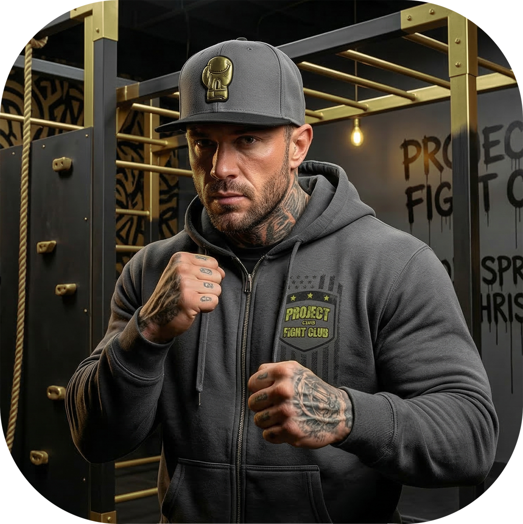 GUNMETAL MIDWEIGHT ZIP HOODIE - SPREAD CHRISTIANITY