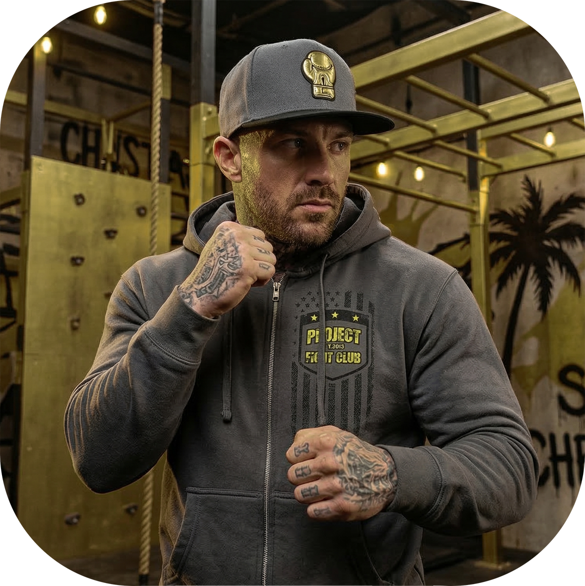 GUNMETAL MIDWEIGHT ZIP HOODIE - SPREAD CHRISTIANITY
