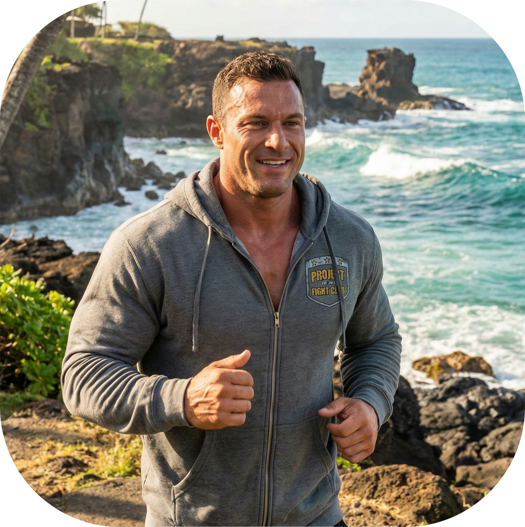 GUNMETAL MIDWEIGHT ZIP HOODIE - PROTECT ANIMALS & WILDLIFE