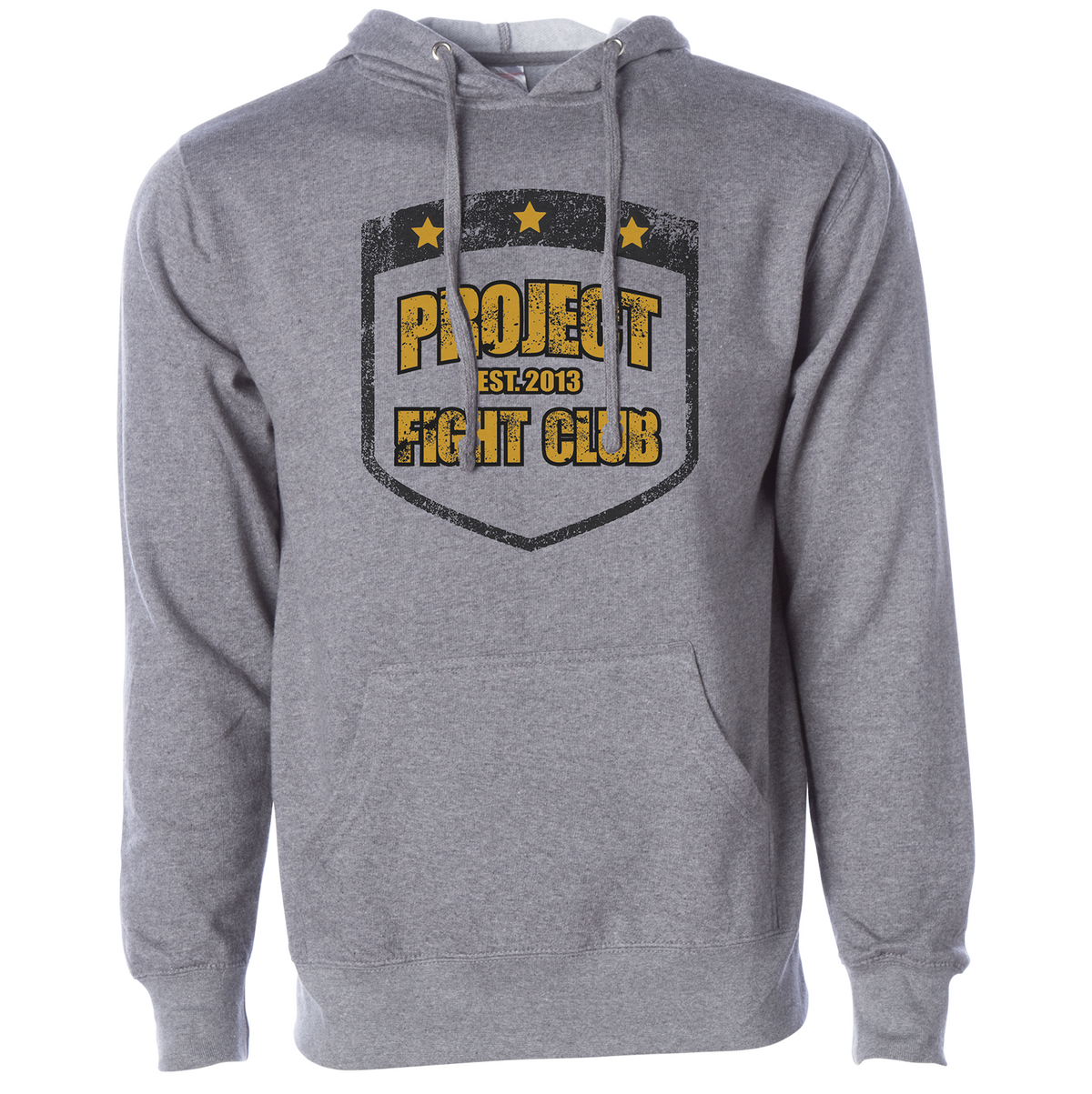 GREY MIDWEIGHT HOODIE - PROTECT ANIMALS & WILDLIFE