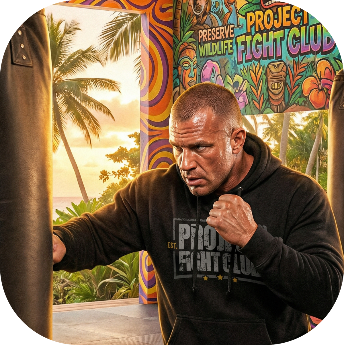 BLACK MIDWEIGHT HOODIE - PROTECT ANIMALS & WILDLIFE