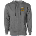 GUNMETAL MIDWEIGHT ZIP HOODIE - PROTECT ANIMALS & WILDLIFE